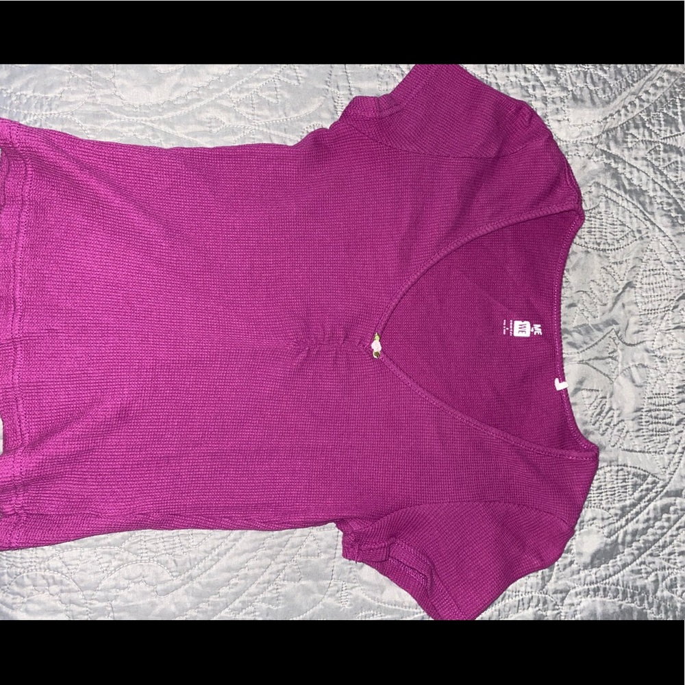 Purple crop top